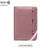 Nuevo Retro Transfronterizo Porta Pasaporte Antirrobo RFID para Hombre y Mujer Billetera Portátil para Pasaporte Porta Tarjetas Antimagnético Bolsa para Identificación