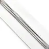 Fabricante Personaliza Cremalleras de Nylon con Dientes Tipo 3 y Tipo 5, Tiras de Dientes Electroplateadas para Bolsas de Empaque, Ropa, Textiles para el Hogar y Cremalleras con Dientes Metálicos de Imitación