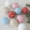 Bola de Navidad 8cm bola de burbuja colgante decoración árbol de Navidad bola de color decoración de ventana bola colgante decoración navideña personalizada
