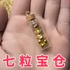 Tanque de Arroz de Siete Granos para Atraer Riqueza y Tesoro, Escritorio de Oficina, Decoración del Hogar, Lleva Contigo Regalos Creativos