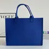 Bolsa tote de feltro com logo personalizado, bolsa de presente para armazenamento, sacola de compras, bolsa tote de mão/ombro de grande capacidade, feita sob medida