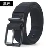 Cinto de Fivela com Pino Multi-Furos Super Durável Lona Masculina Cinto Masculino Forte Versão Estendida Estudante Versátil Cinto para Treinamento Militar