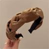 Atualize a malha! Outono e inverno rede vermelha alta caveira topo esponja rosto lavagem bandana temperamento feminino grampo de cabelo bandana acessórios de cabelo de alta qualidade