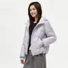 Moda Chic Ligera de Algodón para Mujer, Nueva Colección Invierno 2026, Corta, Versátil, Cómoda, Casual, Cálida, Prendas de Abrigo con Cuello Alto