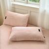 Paquete de par de fundas de almohada de terciopelo de leche de clase A para otoño e invierno, funda de almohada de terciopelo coral grueso de 48 x 74 cm, funda de almohada con forro polar para hombre