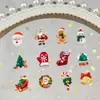 Nuevos Accesorios de Arte para Uñas Navideños de Dibujos Animados, Lindo Hombre de Jengibre de Papá Noel Tridimensional, Decoraciones de Uñas de Resina para DIY