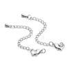 Retención de color baño de vacío acero inoxidable dorado 18K cadena extendida Hebilla de melocotón más anillo cadena de ajuste 5cm cadena para joyería DIY
