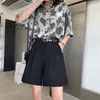 Shorts de Verano para Mujer, Nuevos, de Cintura Alta, Ajustados, Holgados, Pierna Ancha, Delgados, Casual, Moda, Pantalones de Cinco Puntos