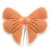 Serie de Lazos Coloridos Charms de Goma Suave de PVC para Zapatos Lindos Dibujos Animados DIY Desmontables Decoraciones para Zapatos Accesorios de Hebilla para Zapatos