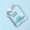 Bolsa Térmica Transparente de Água Quente Inverno Desenho Animado Quente Simples Anti-Frio Bolsa Aquecedora de Mãos para Estudantes Conveniente Portátil Cheia de Água Bolsa de Compressa Quente