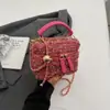 Bolsa de Ombro Lisa Popular Deste Ano Outono e Inverno 2025 Nova Moda Simples Bolsa Transversal Pequena Quadrada para o Dia a Dia