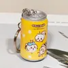 Chaveiro Simulado de Lata Coreana Lotte Lott Suco Refrigerante Comida Brinquedo Pingente de Bolsa
