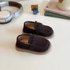 Zapatos de Cuero con Velcro para Niñas Primavera y Otoño Nuevos Zapatos de Moda Infantil Estilo Británico Zapatos Casuales para Bebés Zapatos Birkenstock