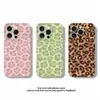 Funda de película con estampado de leopardo degradado, adecuada para Apple 18 Pro Max, diseño de alta gama, también disponible para teléfonos Xiaomi 16/15 y Huawei/Vivo