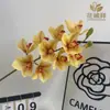 Novo Modelo Flores Artificiais de Orquídea Phalaenopsis em EVA para Decoração de Sala de Estar em Casa, Decoração Floral de Fundo para Hotel Atacado