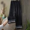 Primavera, Verano y Otoño Bordado Pesado Nuevo Estilo Chino Jacquard Pantalones Casuales Sueltos Talla Grande Nuevos Pantalones Rectos