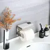 Suporte para Papel Higiênico Aço Inoxidável 304 Suporte para Rolo de Papel Transfronteiriço Uso Duplo Montado na Parede Armazenamento Sem Furos Caixa para Rolo de Papel Higiênico