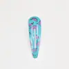 Pinza de Pelo Coreana con Forma de Gota de Agua Pinza de Pelo Estampada Pinza BB Accesorios para el Cabello Pinza de Pelo para Mujer Metal Accesorios al por Mayor Accesorios Pinza Lateral Pinza para Flequillo