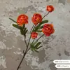 Bestseller transfronteiriço: flores artificiais pequenas de rosa e camélia em estilo vintage para decoração de casamento, vitrine comercial, decoração de móveis e cenário para fotografia