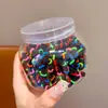 Elástico de Cabelo Infantil Colorido Que Não Machuca o Cabelo, Elástico de Rabo de Cavalo de Alta Elasticidade para Meninas, Acessórios de Cabelo para Menininhas