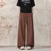Pantalones de traje holgados de corte recto para hombre, pantalones casuales de pierna recta suelta, nuevo estilo de verano 2026, seda helada transpirable de secado rápido, ajuste holgado