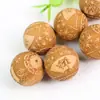 Madera de Tuiya Taihang Cuentas Sueltas DIY Cuentas de Madera Tallada Cuentas de Buda Zen 20mm Pulsera Rosario Cuentas Espaciadoras Accesorios Accesorios para Joyería