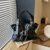 2026 Nuevo Bolso Coreano de Plisados a un Hombro para Mujer Gran Capacidad Bolso Cruzado de Cuero PU Moderno Versátil Bolso para el Día a Día