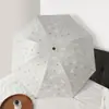 Paraguas con impresión al por mayor, sombrilla plegable de doble uso para mujer, ideal para días soleados y lluviosos, con protección UV y logotipo publicitario.