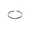 Collar de Perlas Dulce Fresco Chica Picante Collar Negro Diseño de Lujo Ligero para Mujer Sentido de Diseño Cadena de Clavícula Fría Elegante