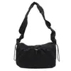 Bolsa de Axila Plisada para Niñas de Diseño de Nicho Nuevo Verano 2026, Bolso Nube de Moda, Bolso Cruzado Casual para el Hombro