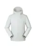 Jaqueta corta-vento com capuz de fleece de poliéster e elastano Outono Inverno Roupa de trabalho Personalizada Jaqueta para atividades ao ar livre e team building Roupas de trabalho da empresa Impressão