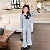 Conjunto de dos piezas de princesa elegante y de moda para niña, estilo nuevo de primavera y otoño de Chanel, traje casual dulce para niña