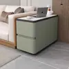 Sofá de Sala de Estar Aparador Almacenamiento Lujo Ligero Multifuncional Móvil Madera Maciza Ultraestrecho Pequeño Gabinete Lateral Mesa Lateral Simple Moderna