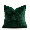 Funda de almohada de felpa con patrón de árbol de Navidad, superventas transfronterizo, para respaldo de cama, cojín de descanso para sofá de dormitorio, no incluye relleno