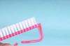 Ferramentas de Manicure Spot Transfronteiriças, Pincel Grande para Pó, Pincel de Chifre de Plástico, Pincel para Remoção de Pó, Pincel de Chifre Grande