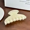 Estilo Moda para o Dia a Dia Francês Versátil Prendedor de Cabelo de Ácido Acético Presilha de Cabelo com Concha Pérola Sentido Avançado Grande Quantidade Prendedor Tiburón Acessórios de Cabelo
