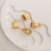 Tassel de ouro 14K que preserva a cor Chapéu Olho de Lírio Acessórios de ouvido feitos à mão DIY Grampo de cabelo Adorno de cabeça Parede de degrau Material do relógio