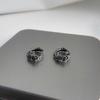 Aretes de Flor de Rosa para Hombres, Aretes de Diseño Retro de Nicho para Mujeres, Accesorios Simples y Únicos, Joyería Versátil y Elegante
