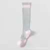 Calcetines de compresión graduada profesionales para pantorrillas de fitness, absorbentes de impactos, antideslizantes, transpirables, calcetines largos reductores de presión, calcetines deportivos de algodón unisex