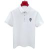 Polo de manga corta transpirable Lel para hombre, nuevo estilo de verano 2025, con logotipo distintivo, de alta gama, ligero, de lujo, de calidad sólida, tendencia