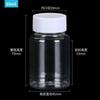 15ml20ml30ml60ml100ml300ml500ml Botella de Plástico Transparente PET de Boca Ancha Botella de Alcohol