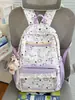 Mochila estudiantil nueva de gran capacidad estilo japonés, bolsa ita 2D de gran capacidad, bolsa ita con insignia transparente
