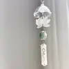 Mente Pura, Flores de Lótus por Toda Parte, Cordão CCD, Corrente para Celular Ins Coração de Menina com Contas Artesanais, Pingente de Estilo Antigo