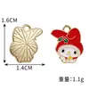 Hello Kitty Colgante Esmaltado de Aleación Charm Colgante para Pulsera DIY Accesorios Colgantes Decorativos para Joyería Bolsos Llaveros