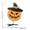 En Stock de Fábrica Transfronterizos Populares Pinzas para el Cabello de Halloween Calabaza Calavera Murciélago Accesorios para el Cabello Originales Decoraciones para Fiestas Pinzas de Resorte