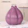 Botella de Cerámica Creativa de Cebolla Dispositivo Floral Informal Adornos de Decoración para Sala de Estar Contenedor de Arte para Arreglos Florales Florero de Decoración de Mesa