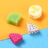 Accesorios de Joyería de Frutas Simuladas Naranja Piña Plátano Pitahaya Llavero Colgante Pegamento de Crema DIY Belleza