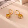 Pendientes de Zirconia Dorados de Alta Gama, Modernos y Lujosos, Diseño Brillante, Simples y Únicos, Pendientes de Estilo Trendy para Influencers