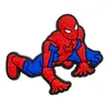 Pingentes de sapato da série Homem-Aranha, fivelas de sapato, pingentes de sapato de PVC para Crocs, mais vendidos na Amazon