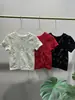 Versátil Top de Punto Holgado con Mangas Cortas para Mujer 2026, Moderno, con Calados, Cuello Redondo, Elegante y Adelgazante, Nuevo Top Deportivo de Verano